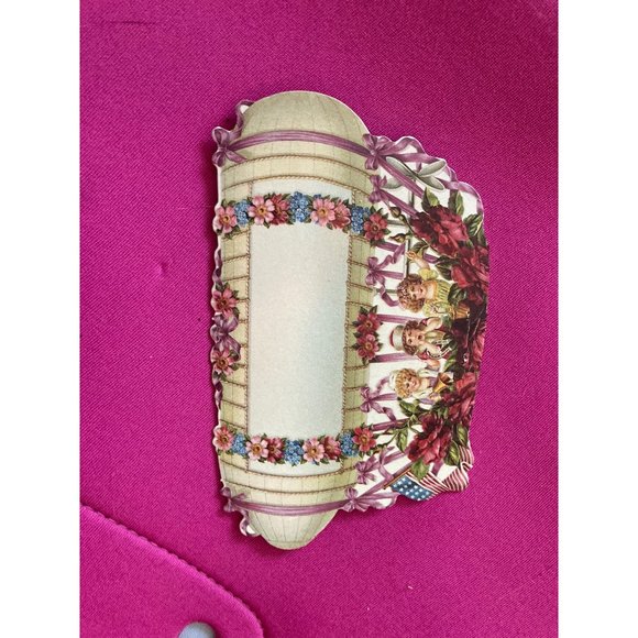 Victorian Die-Cut Ephemera Magnet Calling Card Gallery Graphics LOT of 7 - Picture 8 of 11